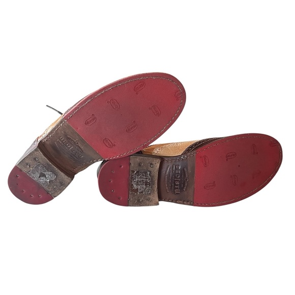 Bed Stu Cobbler Two-Tone Brown and Tan Oxfords - Picture 11 of 11